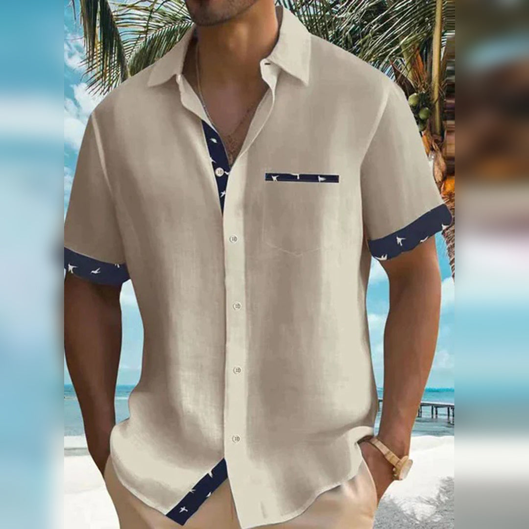 Men's Lightweight Short-Sleeve Summer Shirt