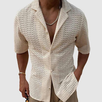 Men's Summer Shirt Slim Fit Breathable