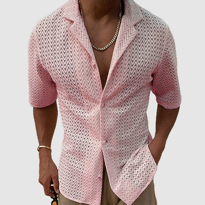 Men's Summer Shirt Slim Fit Breathable