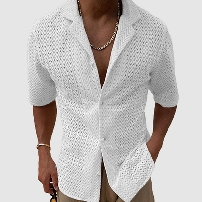 Men's Summer Shirt Slim Fit Breathable