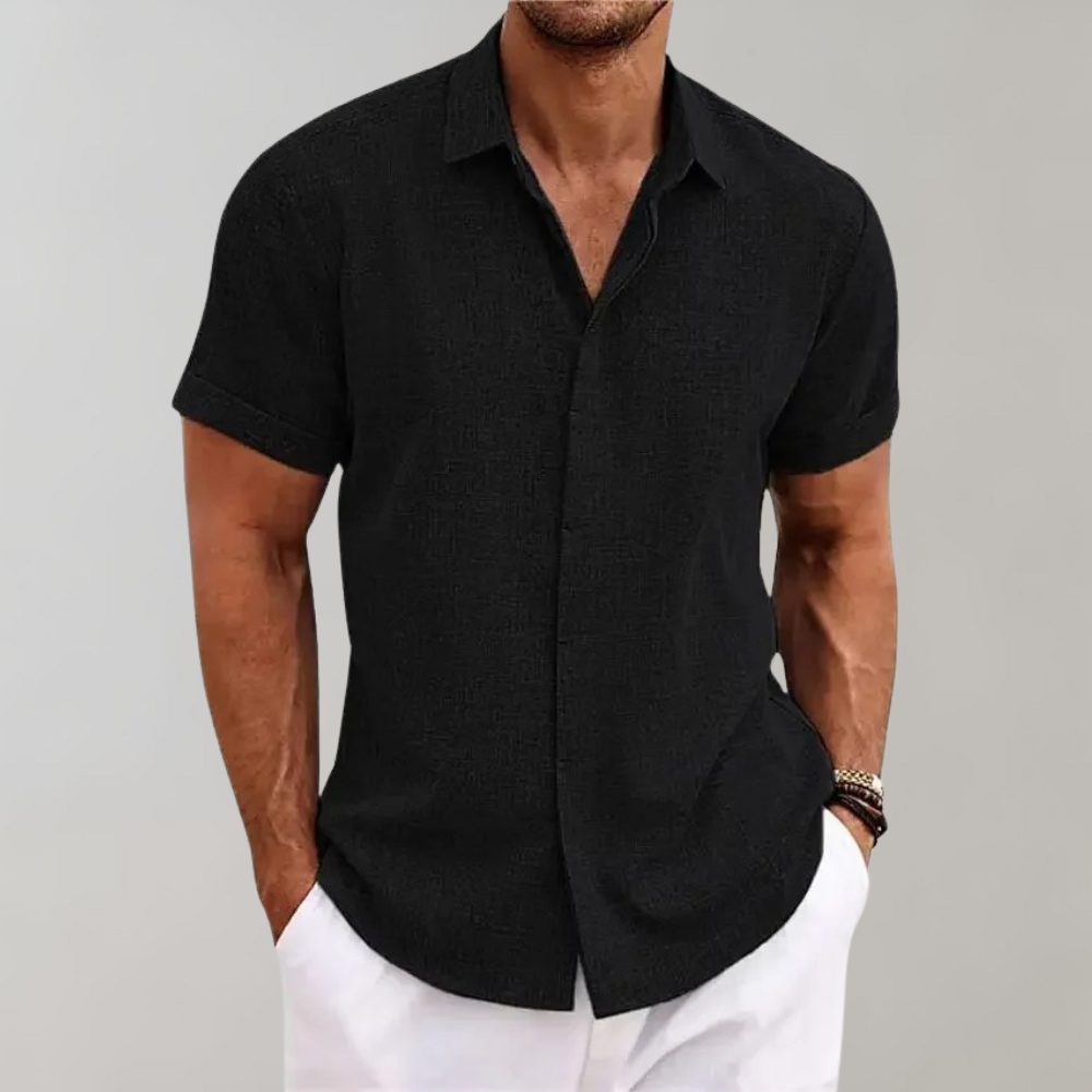 Men's Summer Short-Sleeve Polo Shirt