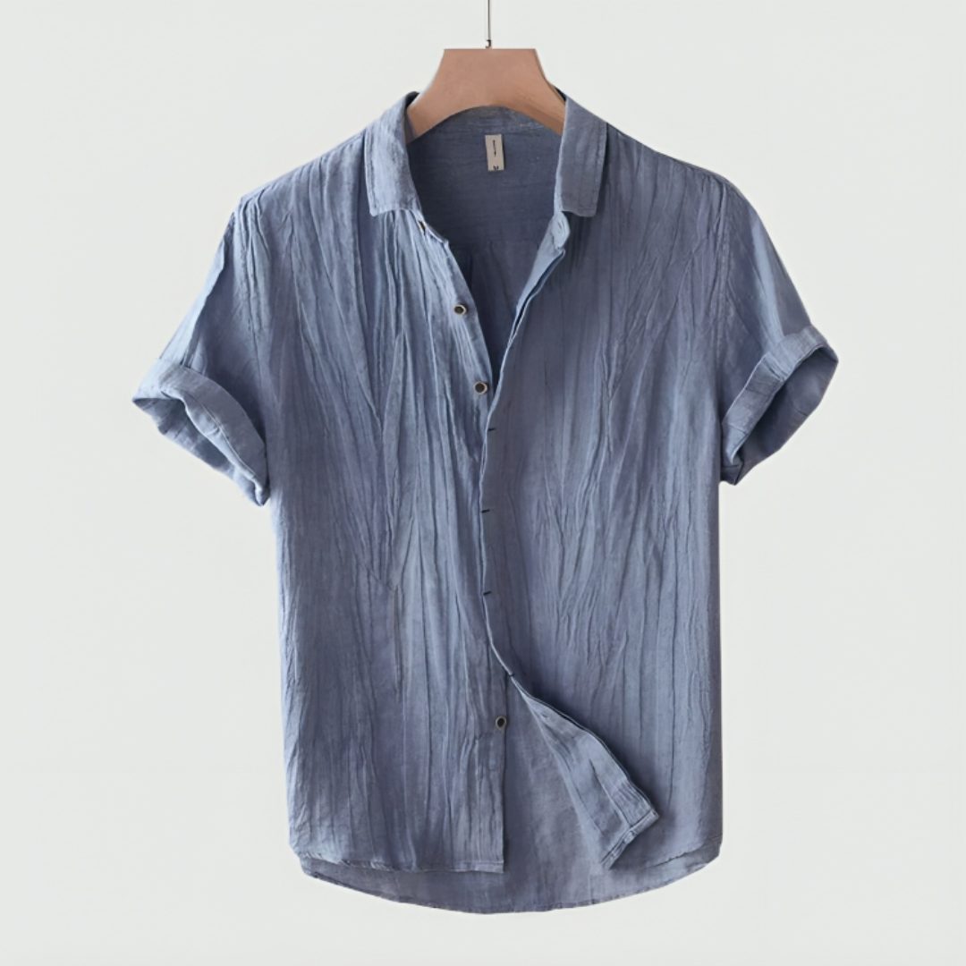 Men's Lightweight Short-Sleeve Loose-Fit Shirt
