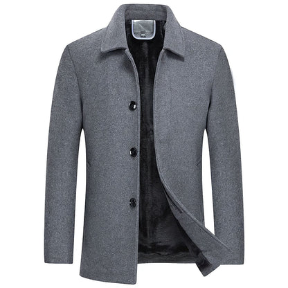 Classic Men's Trench Coat Elegant Cut