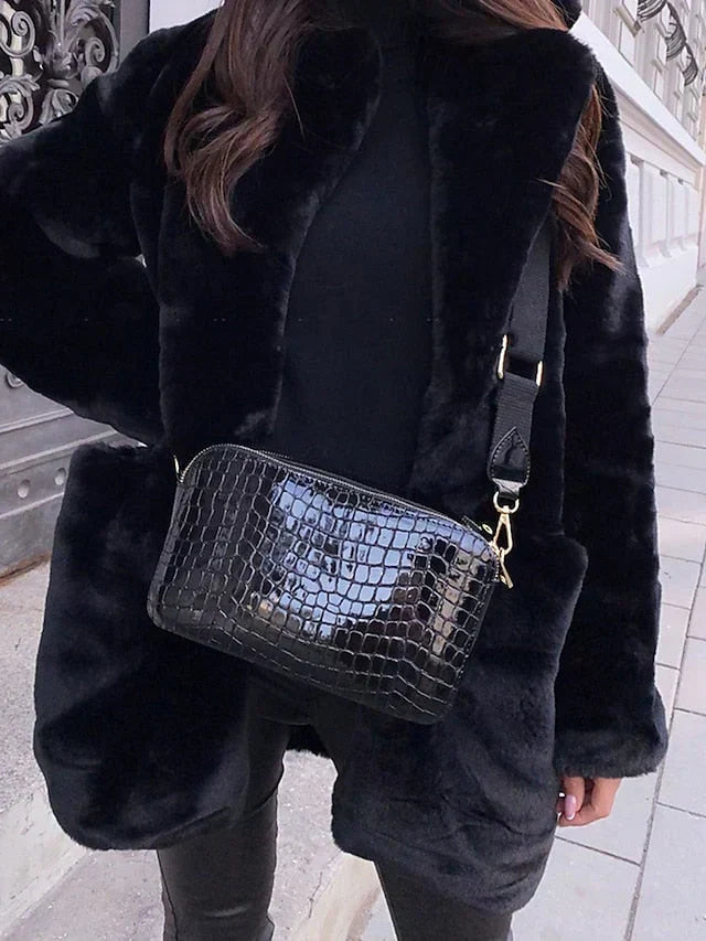 Women's Faux Fur Coat Long Open Jacket