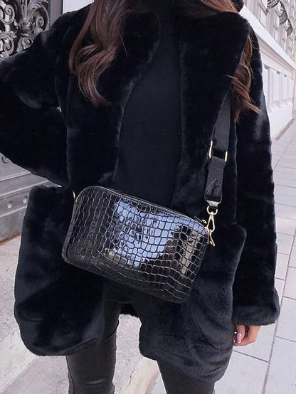 Women's Faux Fur Coat Long Open Jacket