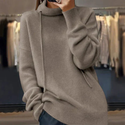 Ruby - Women's Knitted Sweater Long Sleeve Soft