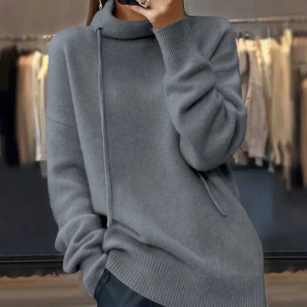 Ruby - Women's Knitted Sweater Long Sleeve Soft