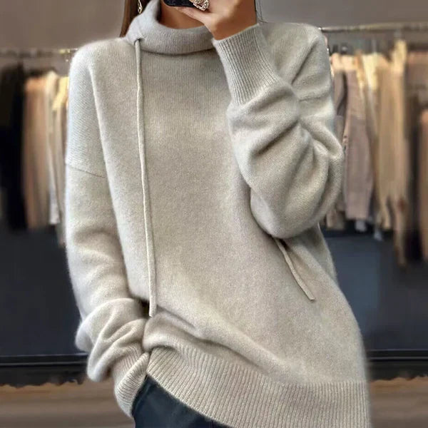 Ruby - Damenstrickpullover Langarm Weich - IdealeKleiden
