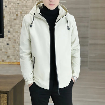 Trendige Windjacke mit Kapuze Modern Style - IdealeKleiden