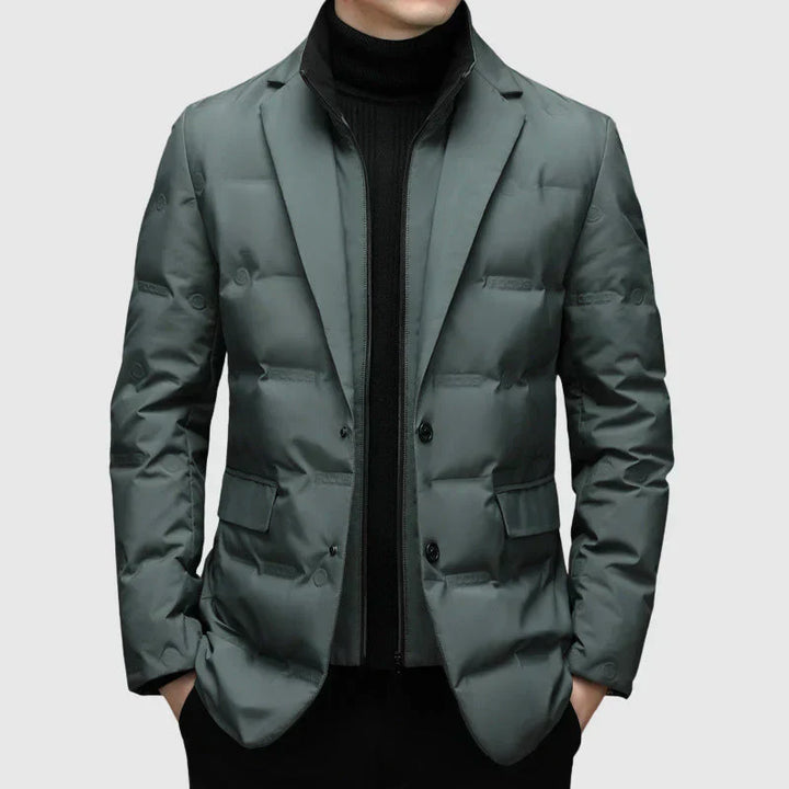 Elegant Quilted Blazer Women&