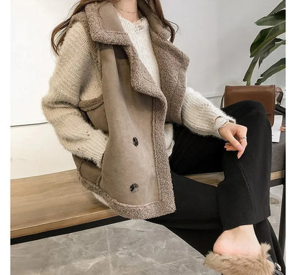 Women's Elegant & Winter Leather Vest