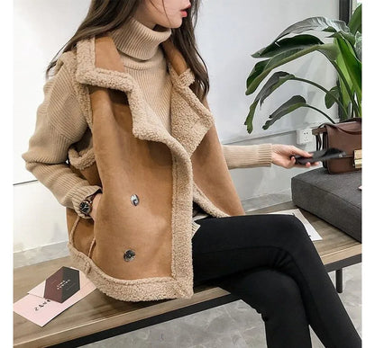Women's Elegant & Winter Leather Vest