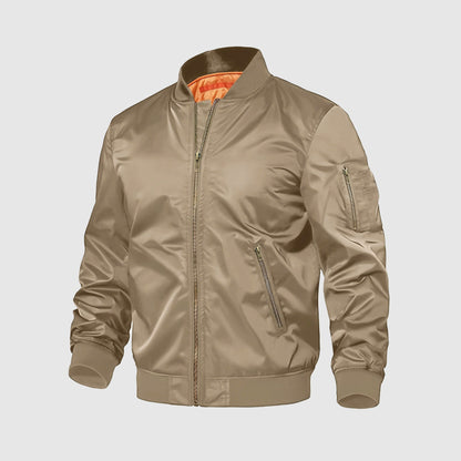 Leather Pilot Jacket Alessandro Veneti Style