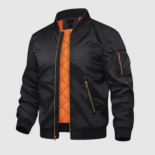 Leder-Pilotenjacke Alessandro Veneti Stil - IdealeKleiden
