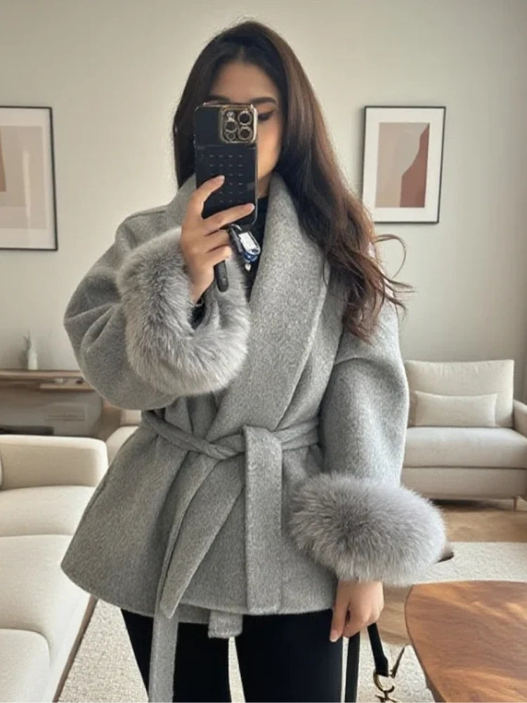 Modischer Damen Wintermantel Warm Und Bequem