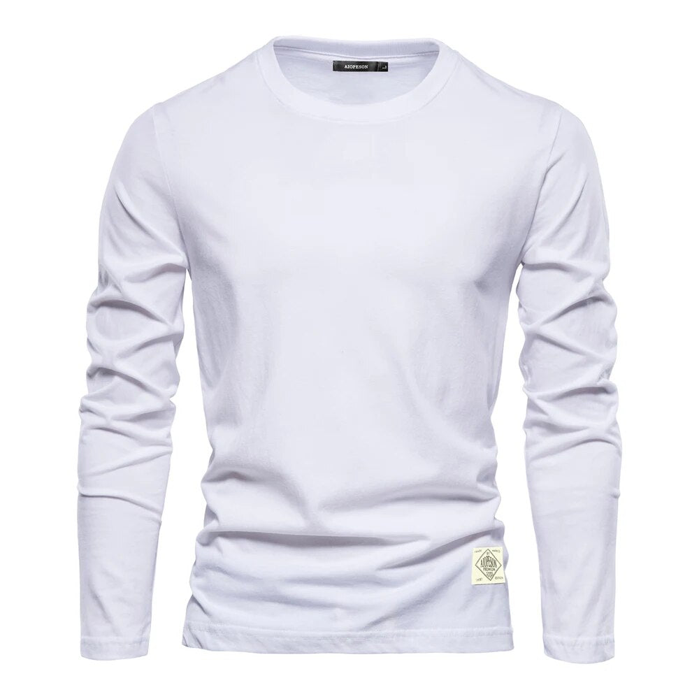 Men's Classic Crew Neck Long Sleeve Shirt