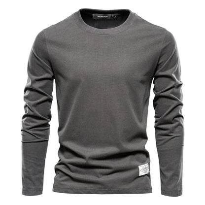 Comfortable long-sleeved cotton shirt