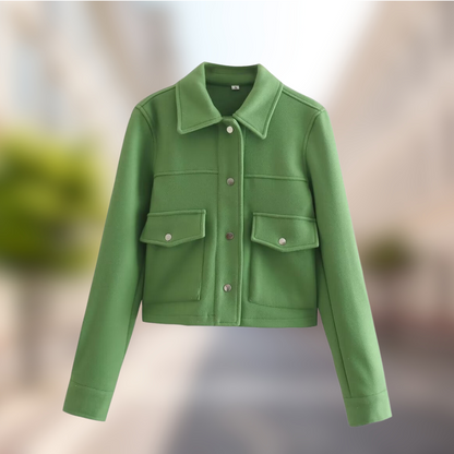 Women's Wool Jacket Autumn Look Casual