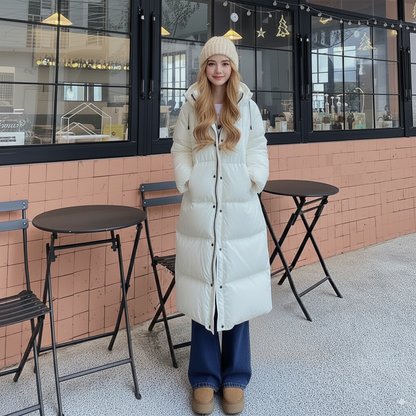 Women's Warm Hooded Windproof Puffer Jacket