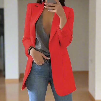 Elegant Blazer Slim Fit Single Breasted Classic