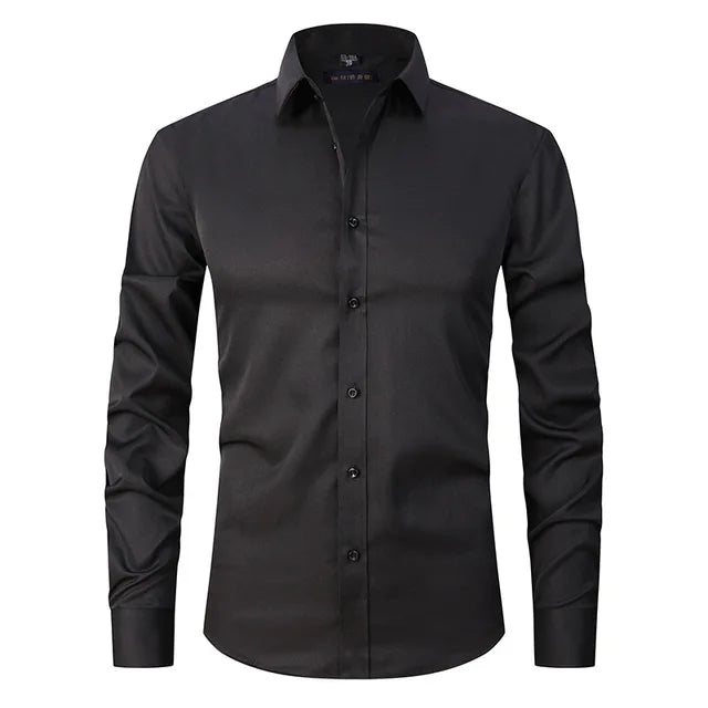 Men's Slim Fit Shirt Stretch Non-Iron Modern