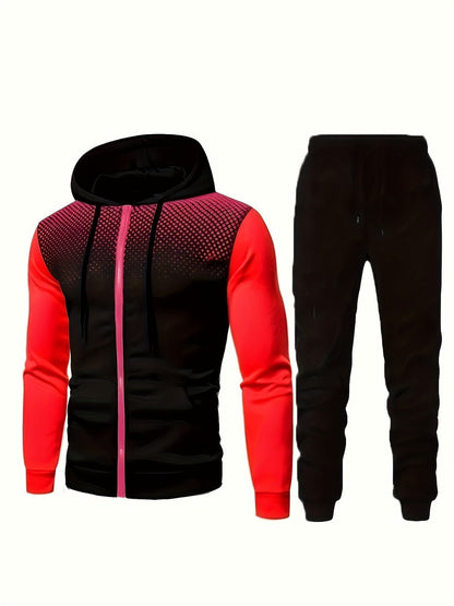 Sportliche Trainingsjacke Herren Kapuze