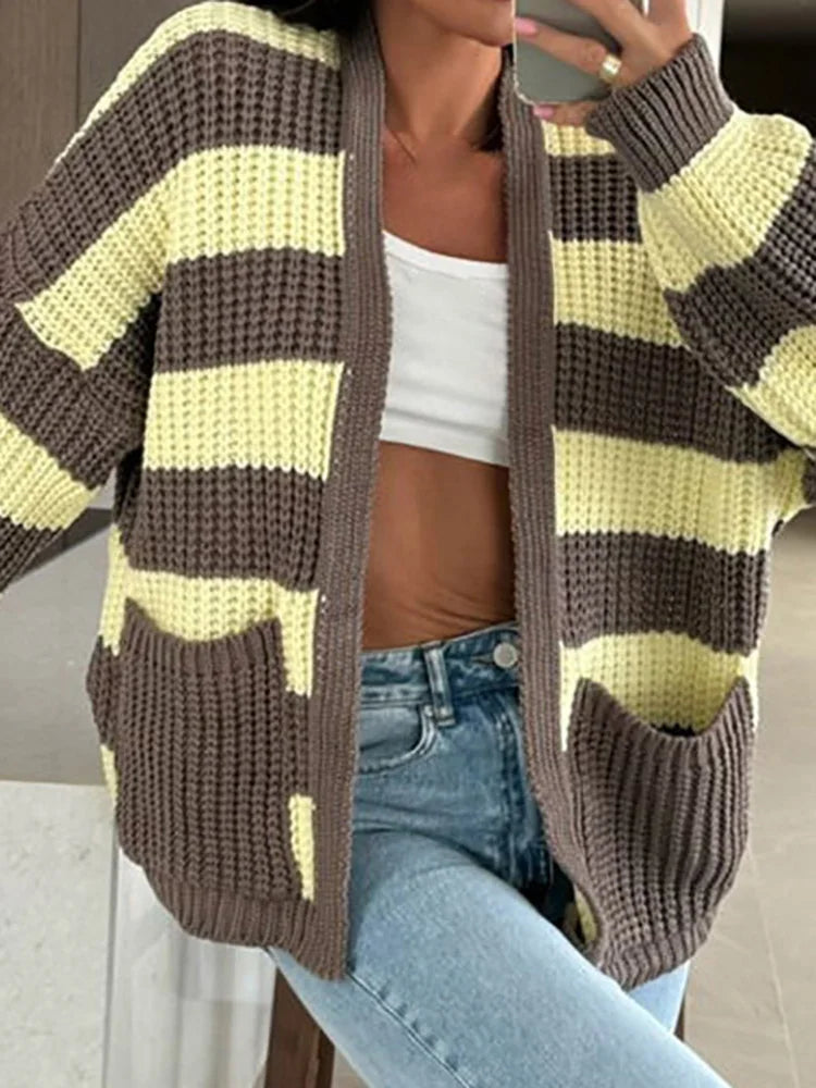 Damenpullover V-Ausschnitt Elegant - IdealeKleiden