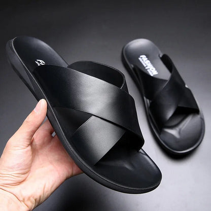 Leather Slip-on Summer Shoes