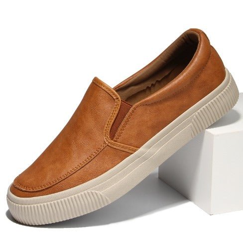 Men's Leather Shoes Comfortable Rubber Sole