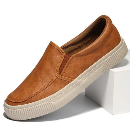 Men's Leather Shoes Comfortable Rubber Sole