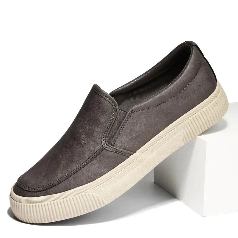 Men's Leather Shoes Comfortable Rubber Sole