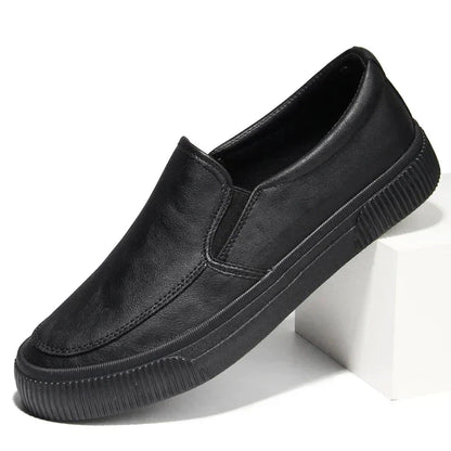 Men's Leather Shoes Comfortable Rubber Sole