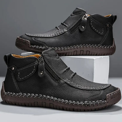 Non-slip Leather Boots Orthopedic Men's