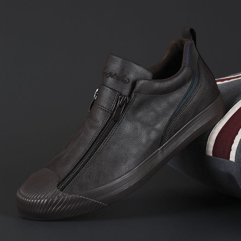 Men's Leather Shoes Non-Slip Soles