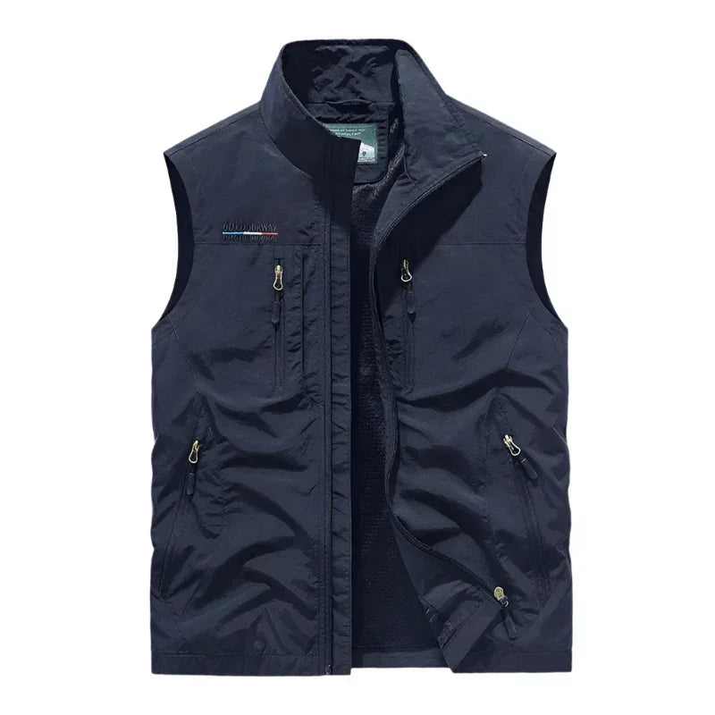 Practical Men's Vest Sleeveless Zipper