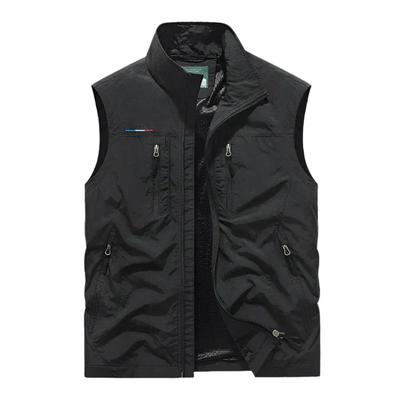 Practical Men's Vest Sleeveless Zipper