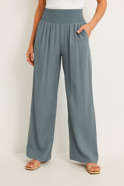 Sommerhose Damen Hochtailliert Stretch