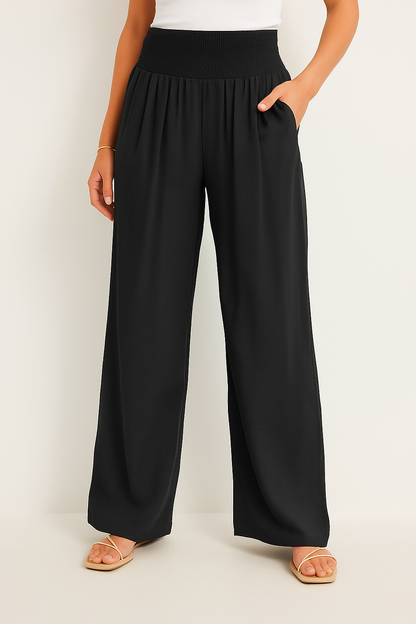 Sommerhose Damen Hochtailliert Stretch