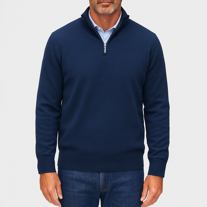 Bequeme Halb-Zip Sweatjacke