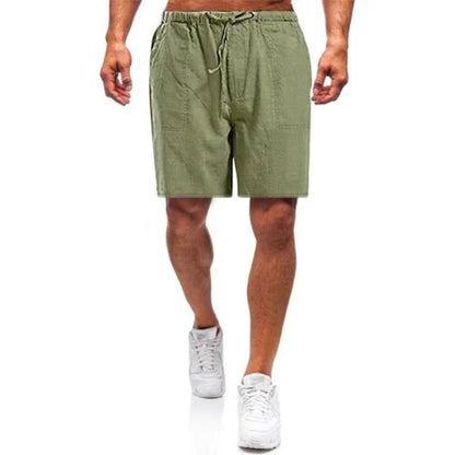 Men's Linen Loose Fit Summer Shorts