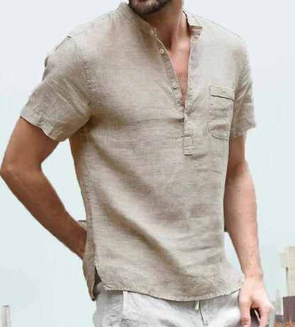 Linen Shirt Summer Comfort Fit