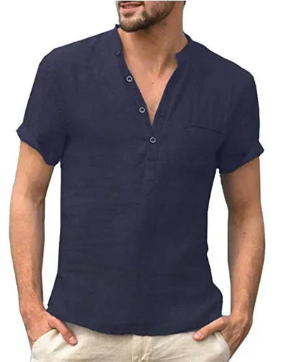 Linen Shirt Summer Comfort Fit