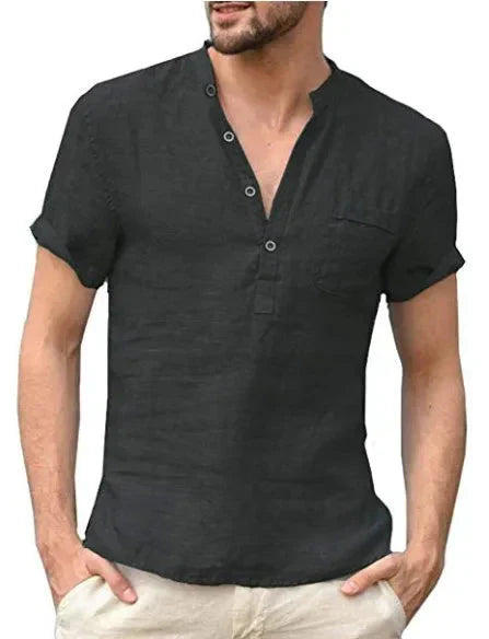 Linen Shirt Summer Comfort Fit