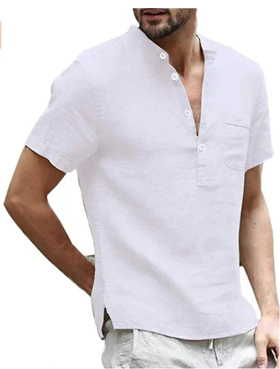 Linen Shirt Summer Comfort Fit