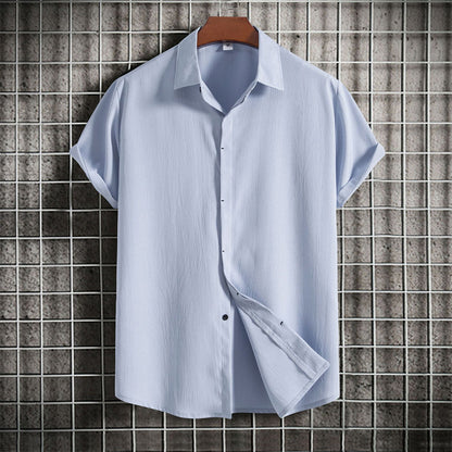 Summer Linen Shirt Short Sleeve Elegance