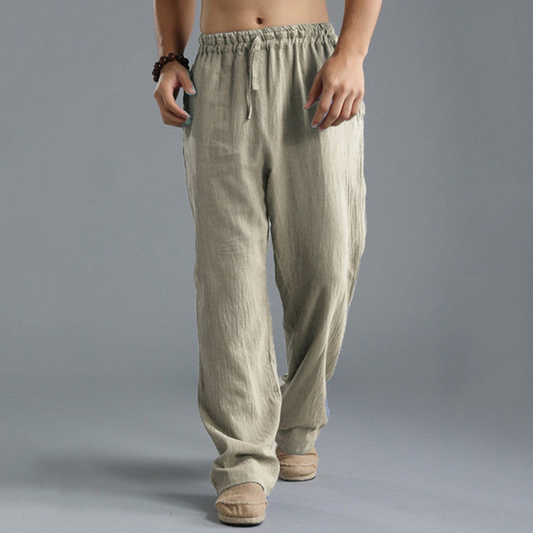 Comfortable Men's Trousers Elastic Waistband
