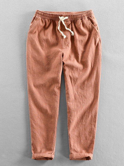 Comfortable Men's Casual Elastic Waist Pants