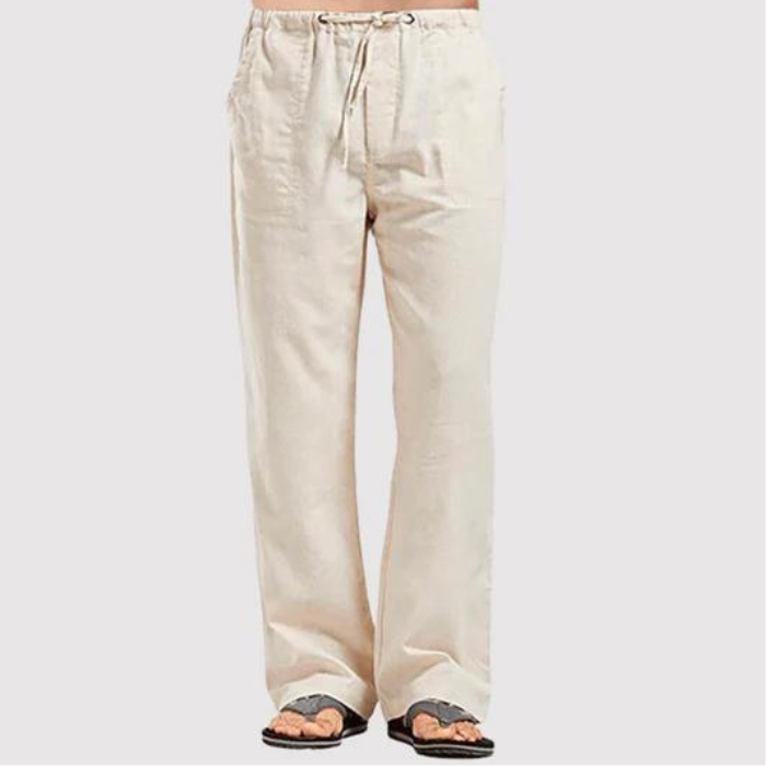 Men's Linen Pants Comfortable Summer Casual