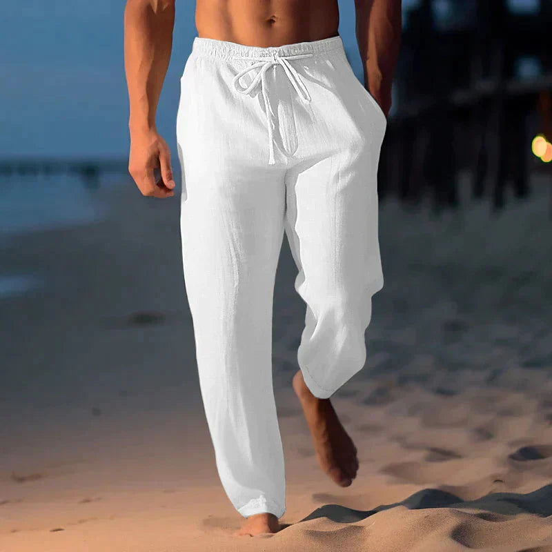 Linen trousers summer light comfortable