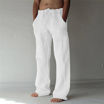 Leicht Leinenhose Herren Sommer Bequem - IdealeKleiden